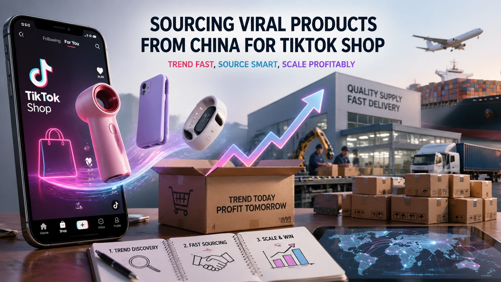 A végső 2026-os útmutató a vírusos termékek beszerzéséhez a TikTok Shop számára Kínából